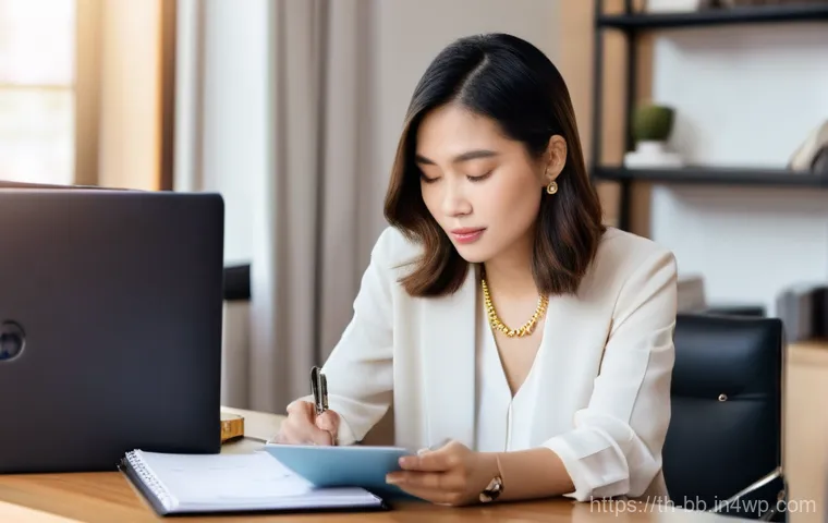 비상 재무계획 수립을 위한 자산 목록 작성 - **Prompt 1: Realizing the Full Scope of Assets**
    A thoughtful Thai woman in her late 20s to earl...