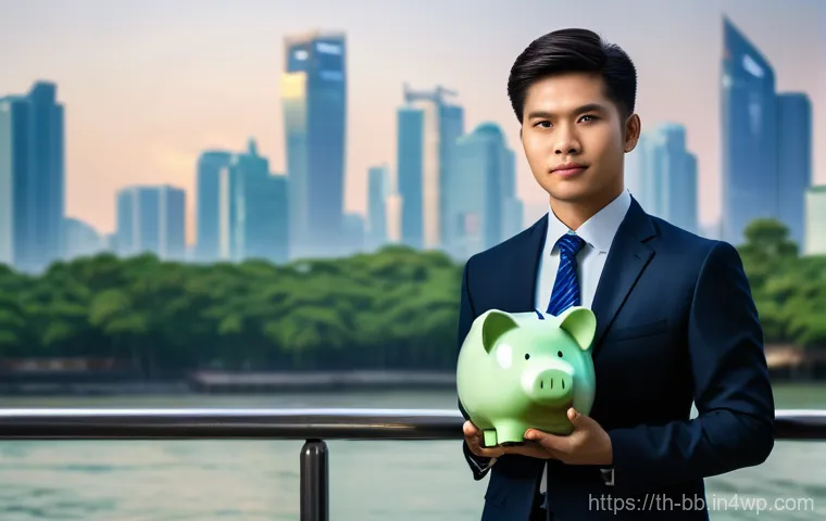 비상 재무계획의 위험 관리 방법 - **Prompt 1: The Shield of Financial Security**
    "A confident and calm young adult, clearly identi...