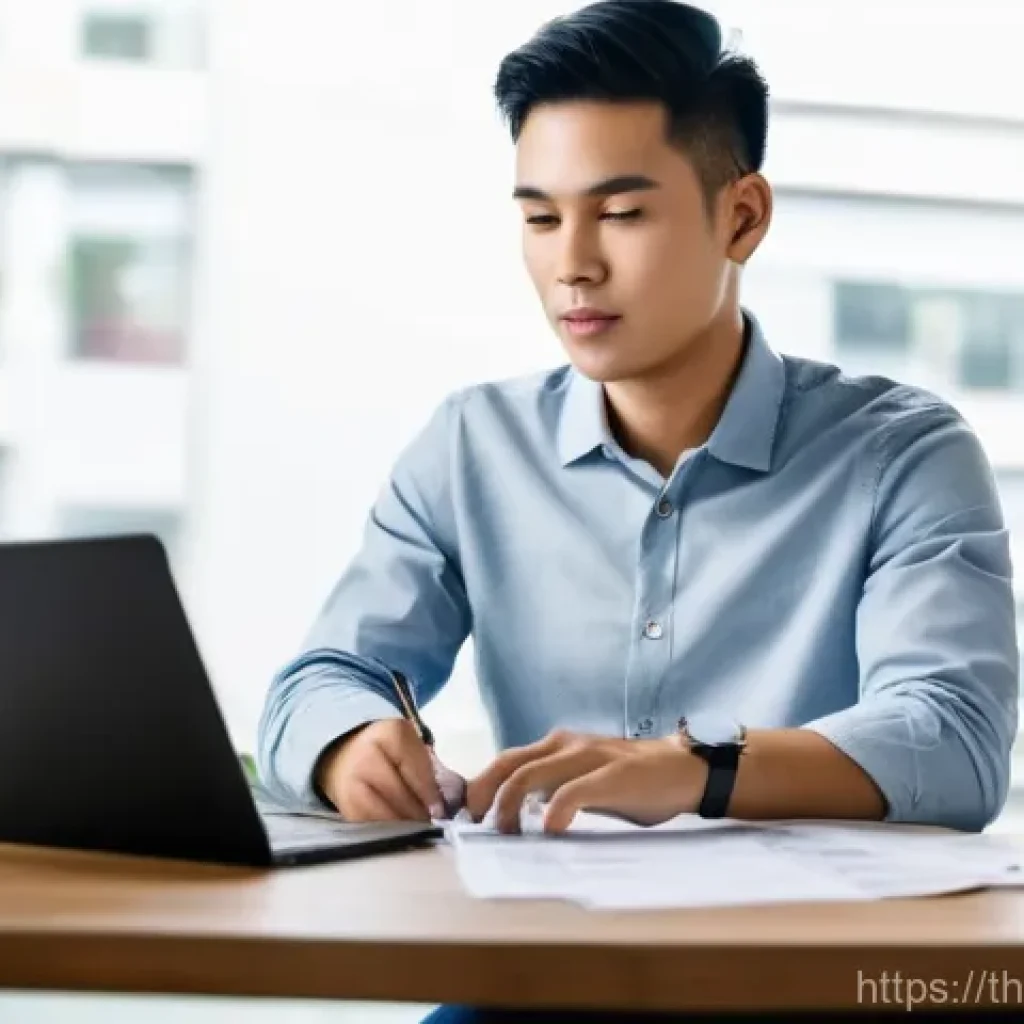 개인 재무계획과 비상 자금 - **Prompt 1: Understanding and Tracking Expenses**
    "A candid, well-lit shot of a young adult (gen...