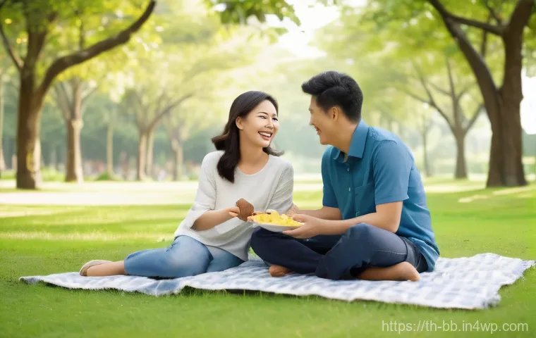 비상 재무계획 수립 시 체크해야 할 사항 - **Prompt 2: Collaborative Emergency Fund Planning**
    A vibrant, well-lit photograph depicting a m...